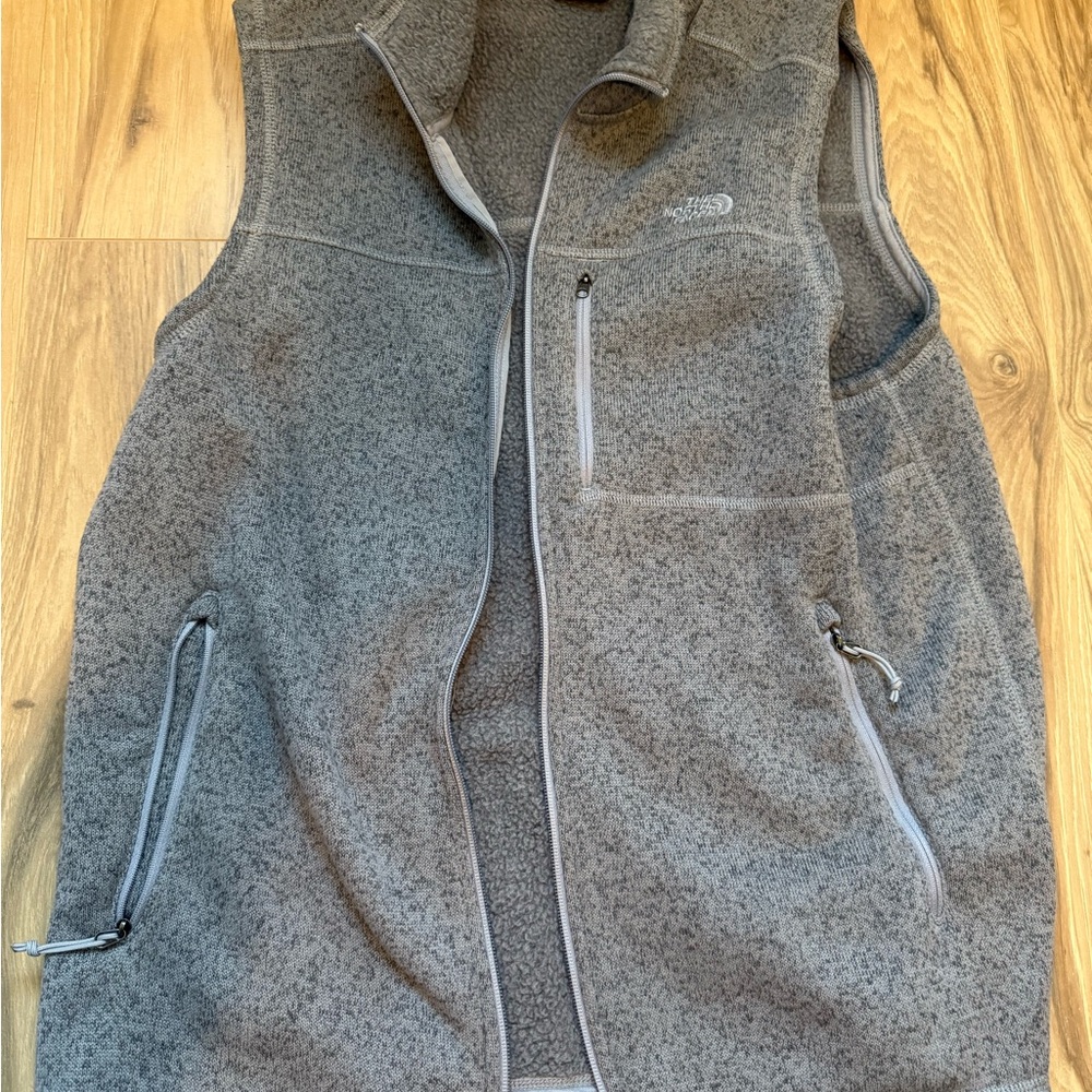 The North face Gray Fleece Vest